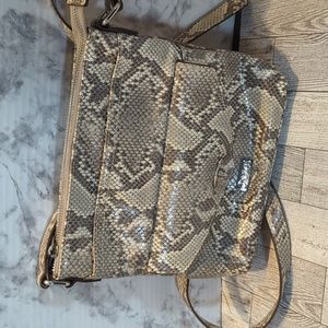 Carlos snakeskin purse - like new
